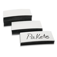 Magnetoplan magnetické etikety bílé 20x100x0,6mm 