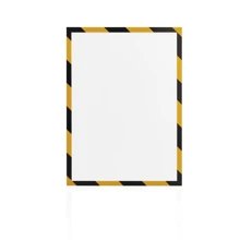 Magnetoplan Magnetofix magnetický rámeček A4 bezpečnostní žluto-černý (5ks) 