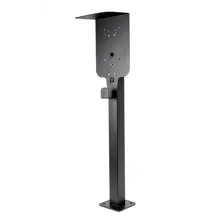 Platinet univerzální stojan se stříškou PEVSTANDUNI pro Wallboxy, pozink, držák kabelu, 130cm, černá 