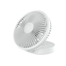 Platinet PRDF0396 skládací stolní ventilátor 19 cm, akumulátor 2400 mAh, bílá 