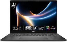 Notebook MSI PRESTIGE 16 AI+ C3MG-001ES 16" / Intel Core Ultra X9 388H / 2TB / 32GB /W11P (předváděcí NB)