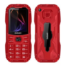 EVOLVEO MaxPhone A1, tlačítkový Dual SIM telefon, červený  (MP-A1-RD)
