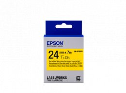 Epson Tape Cartridge LK-6YBVN Vinyl, Black/ Yellow 24 mm /  7m  (C53S656021)