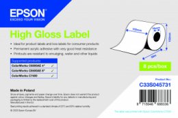 High Gloss Label Cont.R, 102mm x 58m  (C33S045731)