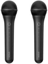 Epson ELPKM01 Wireless Karaoke Microphone Pair  (V12HC00080)