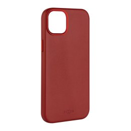 FIXED MagLeather kožený kryt iPhone 15+ červený  (FIXLM-1201-RD)