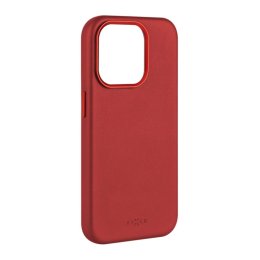 FIXED MagLeather kožený kryt iPhone 15 Pro červený  (FIXLM-1202-RD)