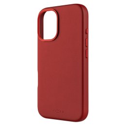FIXED MagLeather kožený kryt iPhone 16, červený  (FIXLM-1400-RD)