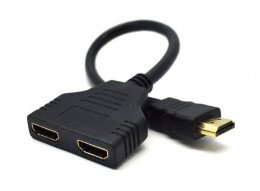 GEMBIRD HDMI splitter, pasivní, kabel, 2 cesty  (DSP-2PH4-04)