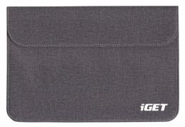 iGET iC10 - univerzální pouzdro do 10.1" pro tablety, s magnetickým uzavíráním - šedočerná  (iC10)