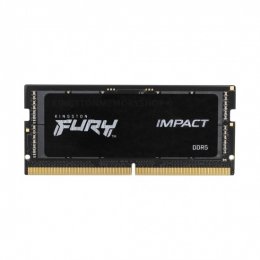 Kingston FURY Impact/ SO-DIMM DDR5/ 16GB/ 6400MHz/ CL38/ 1x16GB/ Black  (KF564S38IB-16)