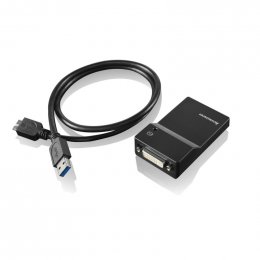 Lenovo USB 3.0 to DVI/ VGA Monitor Adapter SK  (0B47072)