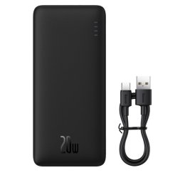Baseus Airpow 20W Fast Charge Powerbanka 20000mAh Black  (6932172648718)