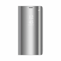 Cu-Be Clear View Samsung Galaxy A12 Silver  (8595680425813)