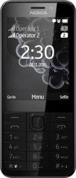 Nokia 230 Dual SIM Dark Silver  (A00026952)