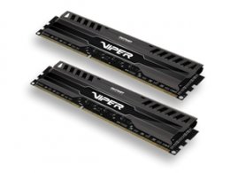 Patriot Viper 3/ DDR3/ 8GB/ 1600MHz/ CL9/ 2x4GB/ Black  (PV38G160C9K)