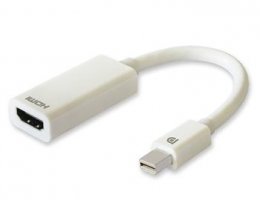 PremiumCord adaptér Mini DisplayPort - HDMI  M/ F, support 3D, 4K*2K  (kportadm05)