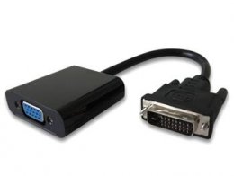 PremiumCord převodník DVI-D na VGA s krátkým kabelem - černý  (khcon-22)