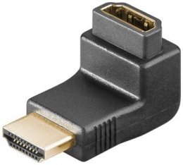 PremiumCord Adapter HDMI M/ F, pravý úhel - opačný  (kphdma-16)