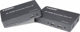 PremiumCord HDMI extender s USB na 150m over IP, bez zpoždění  (khext150-1)