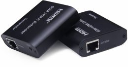 PremiumCord HDMI extender na 60m FULL HD 1080p přes jeden kabel Cat5e / 6 / 6a / 7, EDID nastavení  (khext60-7)