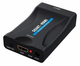 PremiumCord Převodník SCART na HDMI 1080P s napájecím zdrojem 230V  (khscart02)
