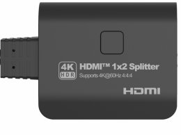 PremiumCord HDMI 2.0 Mini Splitter 1-2 Pigtail 4Kx2K@60Hz HDCP2.2 Downscaler  (khsplit2h)