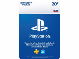 PlayStation Live Cards 20 EUR Hang pro SK PS Store  (PS719455592)