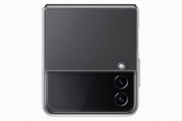 Samsung Clear Slim Cover Z Flip4 Transparent  (EF-QF721CTEGWW)