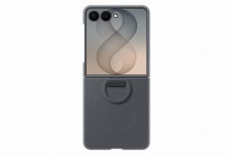 Samsung Silikonový magnetický kryt s držákem na prst pro Galaxy Z Flip8, Graphite  (EF-EF776CBEGWW)