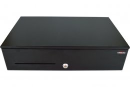 Pokladní zásuvka SK-500C - s kabelem, pořadač 6/ 8, 9-24V, černá  (EKN0110)