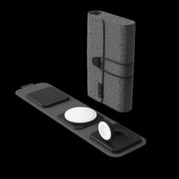 3v1 travel charger MFM+MFW, USB-C / C, 30W, čená  (401311507)