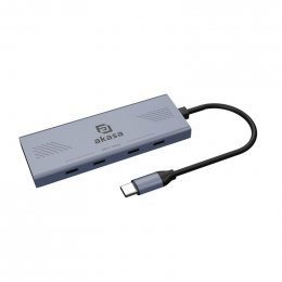AKASA - 10Gbps USB Type-C 4 Port Hub  (AK-CBCA32-18BK)