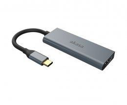 AKASA - externí USB hub - USB type-C s  HDMI  (AK-CBCA19-18BK)