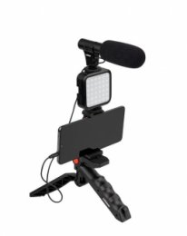 Doerr Vlogging Kit VL-5 Microphone videosvětlo pro SmartPhone  (371088)
