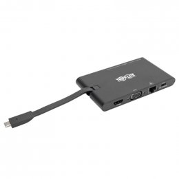 Tripplite Dokovací stanice USB-C /  HDMI, VGA, USB3.2 G1, USB-A/ C, GbE, 100W nabíjení  (U442-DOCK3-B)