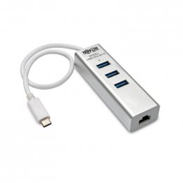 Tripplite Rozbočovač USB-C /  3x USB-A + Gbe, USB 3.0, bílá  (U460-003-3A1G)