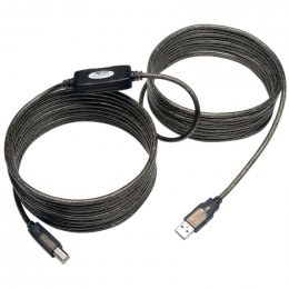 Tripplite Prodlužovací kabel aktivní USB-A, USB-B 2.0 s opakovačem (Samec/ Samec), 7.62m  (U042-025)