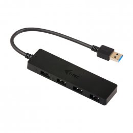 i-tec USB 3.0 SLIM HUB 4 Port passive - Black  (U3HUB404)