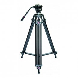 Braun PVT-185 profi videostativ (89-185cm, 4500g, fluid hlava s dlouhou rukojetí)  (20601)