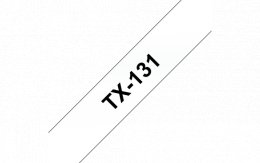 TX-131, černý tisk /  průhledný podklad, 12 mm  (TX131)
