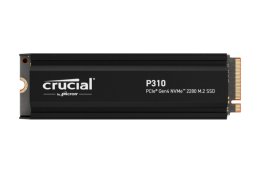 Crucial P310 / 2TB / SSD / 0 / M.2 NVMe / Černá / Heatsink