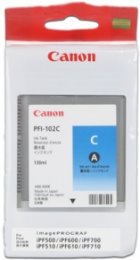 CANON INK PFI-102 CYAN iPF-500, 600, 700  (CF0896B001)