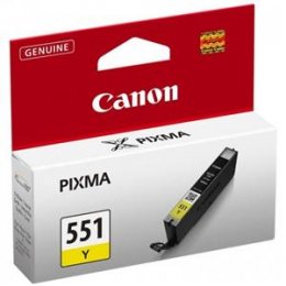 Canon CLI-551 Y, žlutá  (6511B001)