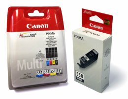 Canon PGI-550 + CLI-551 C/ M/ Y/ BK/ GY  Multi pack  (6496B005)