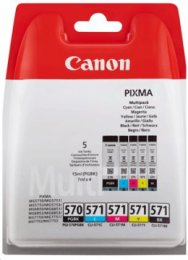 Canon PGI-570/ CLI + 571 PGBK/ C/ M/ Y/ BK Multi pack  (0372C004)