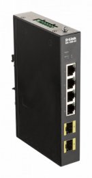 D-Link DIS-100G-6S Průmyslový Gigabit unmanaged switch, 4GbE, 2 SFP  (DIS-100G-6S)