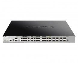 D-Link DGS-3630-28PC/ SI/ E switch 24Gb PoE, 4x10G SFP+  (DGS-3630-28PC/SI/E)