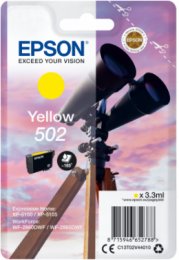 EPSON singlepack,Yellow 502,Ink,standard  (C13T02V44010)