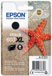 EPSON siglepack, Black 603XL  (C13T03A14010)